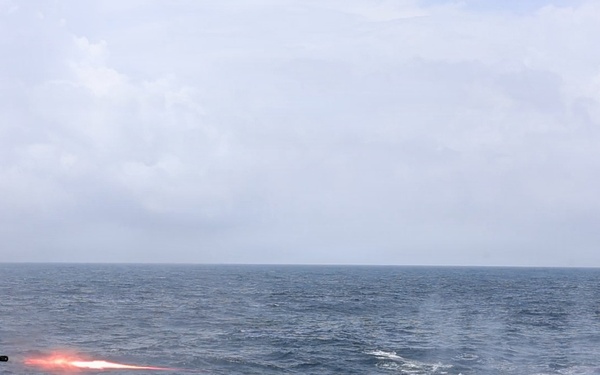 USS Gridley conducts live fire exercises