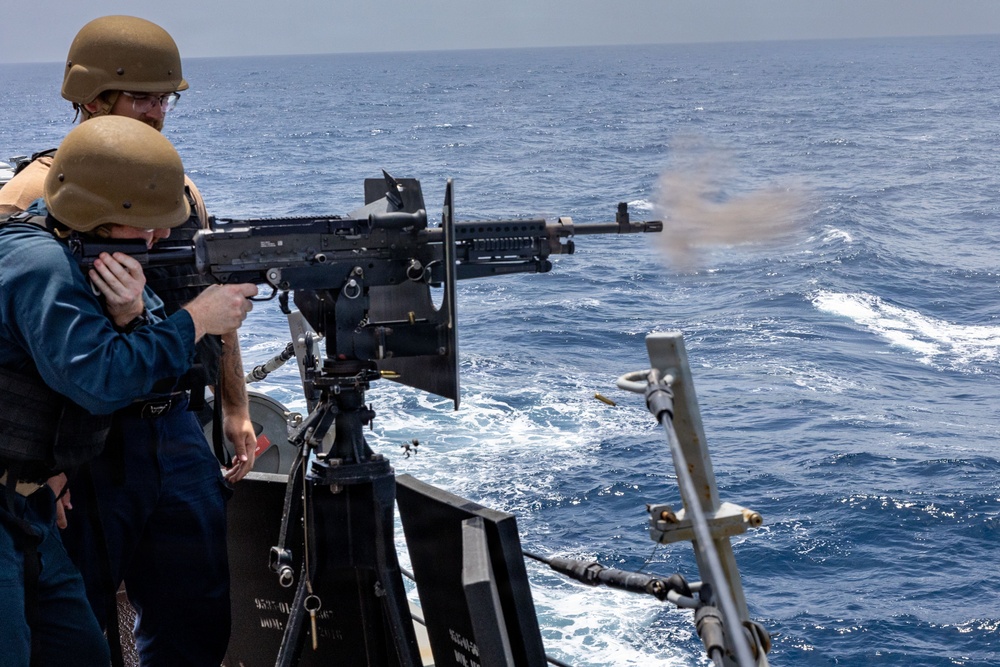 USS Gridley conducts live fire exercises