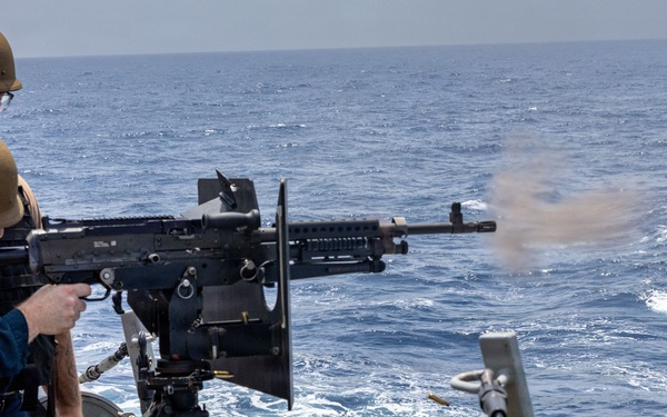 USS Gridley conducts live fire exercises