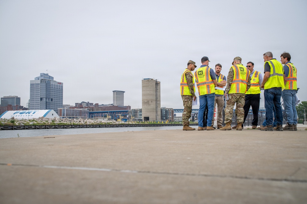 Lt. Col. Anderson, Buffalo District Commander Tours the District from Cleveland to Defiance, Ohio.