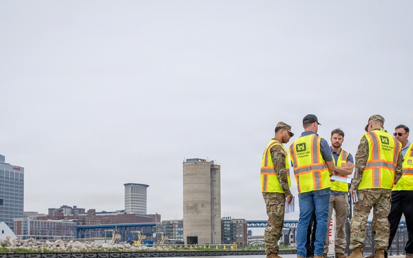 Lt. Col. Anderson, Buffalo District Commander Tours the District from Cleveland to Defiance, Ohio.
