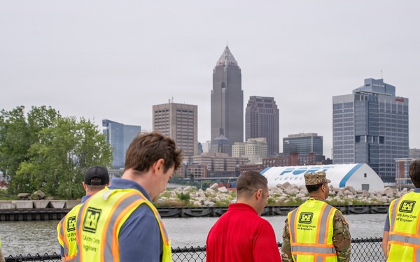 Lt. Col. Anderson, Buffalo District Commander Tours the District from Cleveland to Defiance, Ohio