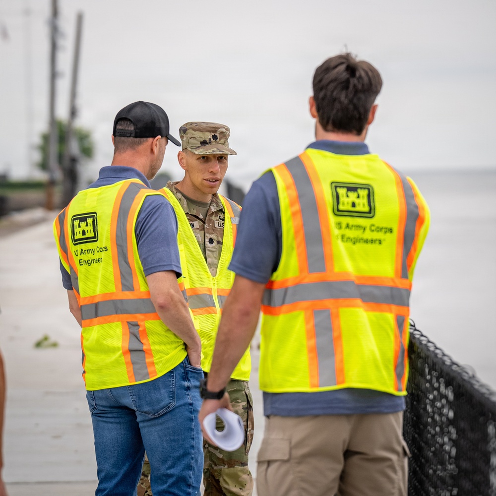 Lt. Col. Anderson, Buffalo District Commander Tours the District from Cleveland to Defiance, Ohio