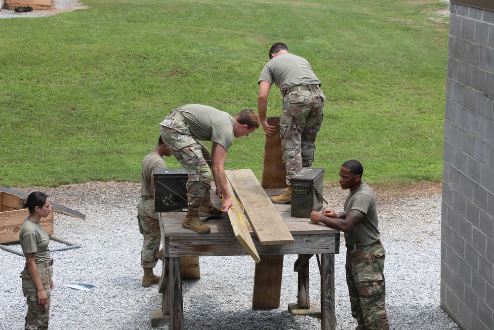 Building trust under time: 167th TSC takes on the Leadership Reaction Course
