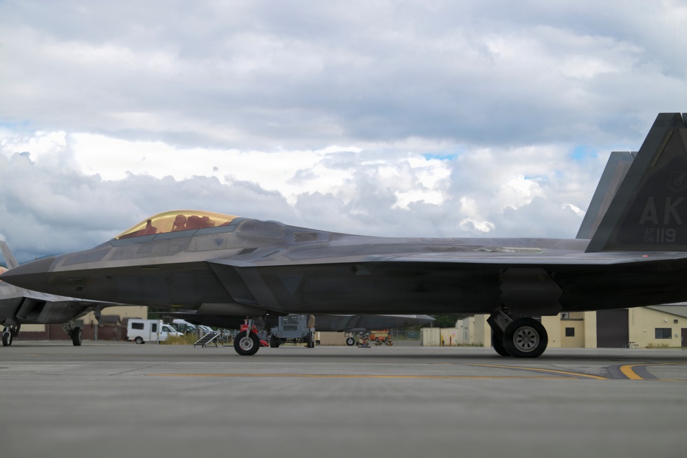 JBER F-22 Raptors project readiness and lethality during RED FLAG-Alaska 26-3