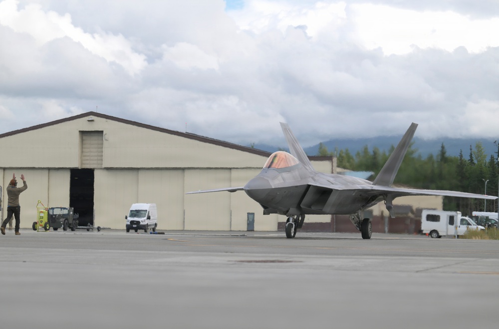 JBER F-22 Raptors project readiness and lethality during RED FLAG-Alaska 26-3