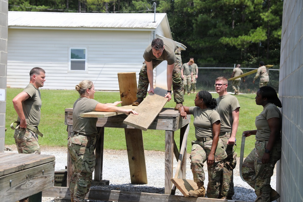 Building trust under time: 167th TSC takes on the Leadership Reaction Course