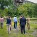 Touring the Lorain GeoPools Recycling Facility with Buffalo District Commander, Lt. Col. Anderson