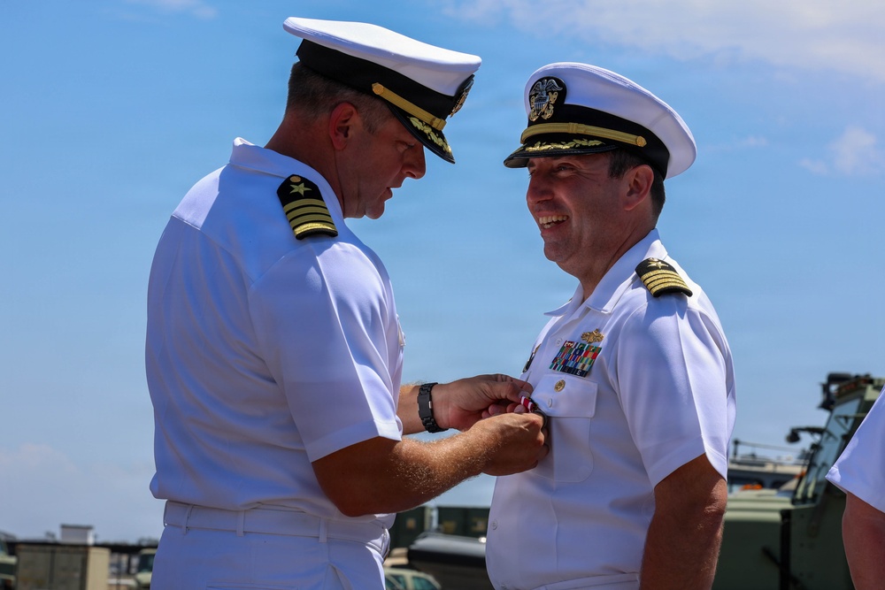 Maritime Expeditionary Security Squadon (MSRON) 5 Conduct Change of Command
