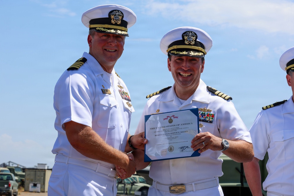 Maritime Expeditionary Security Squadon (MSRON) 5 Conduct Change of Command