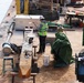 Media invited to tour bottom of an empty lock chamber in Hastings, Minnesota