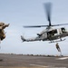 11th MEU Marines Conduct Fast-Rope Training Aboard USS Boxer