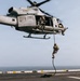 11th MEU Marines Conduct Fast-Rope Training Aboard USS Boxer