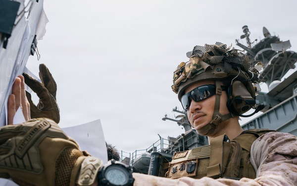 11th MEU Marines, Sailors Conduct Combat Marksmanship Training Aboard USS Boxer