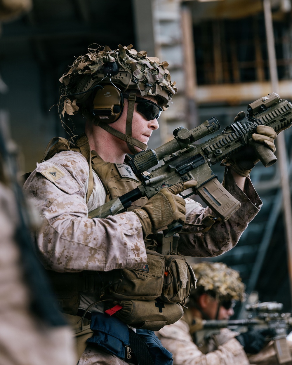 11th MEU Marines, Sailors Conduct Combat Marksmanship Training Aboard USS Boxer