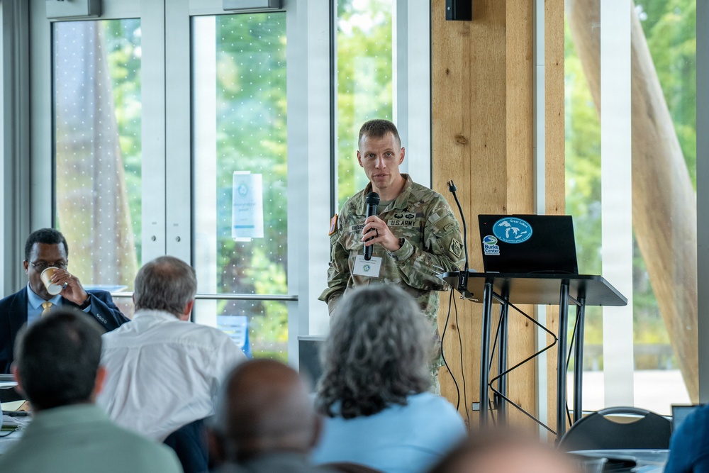 Buffalo District Commander Lt. Col. Anderson's AOR Tour Stops at the Western Lake Erie Basin Meeting