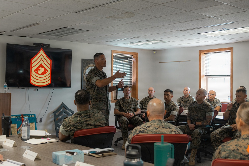 SMMC Visits First Sergeants School