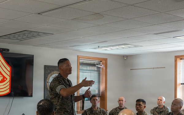 SMMC Visits First Sergeants School