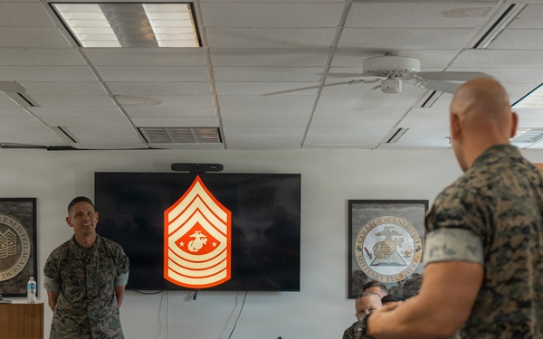 SMMC Visits First Sergeants School