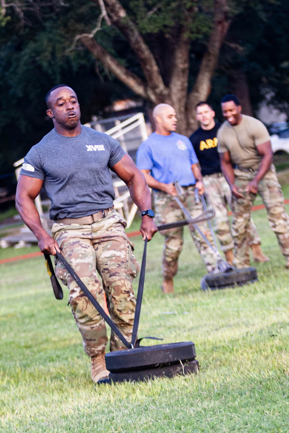XVIII Airborne Corps' Birthday Team P.T. Competition