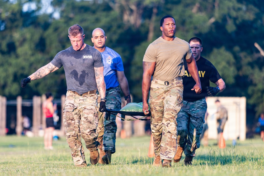 XVIII Airborne Corps' Birthday Team P.T. Competition