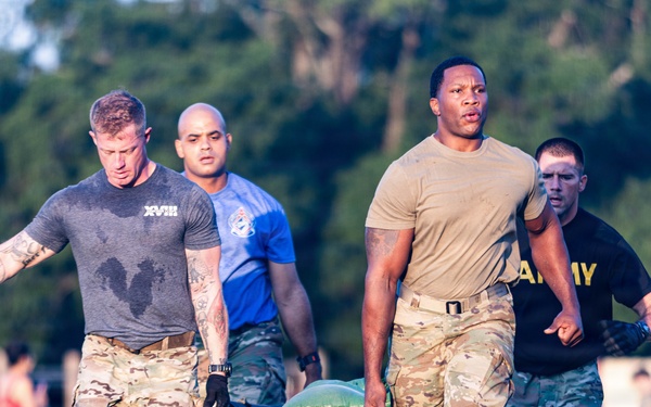 XVIII Airborne Corps' Birthday Team P.T. Competition