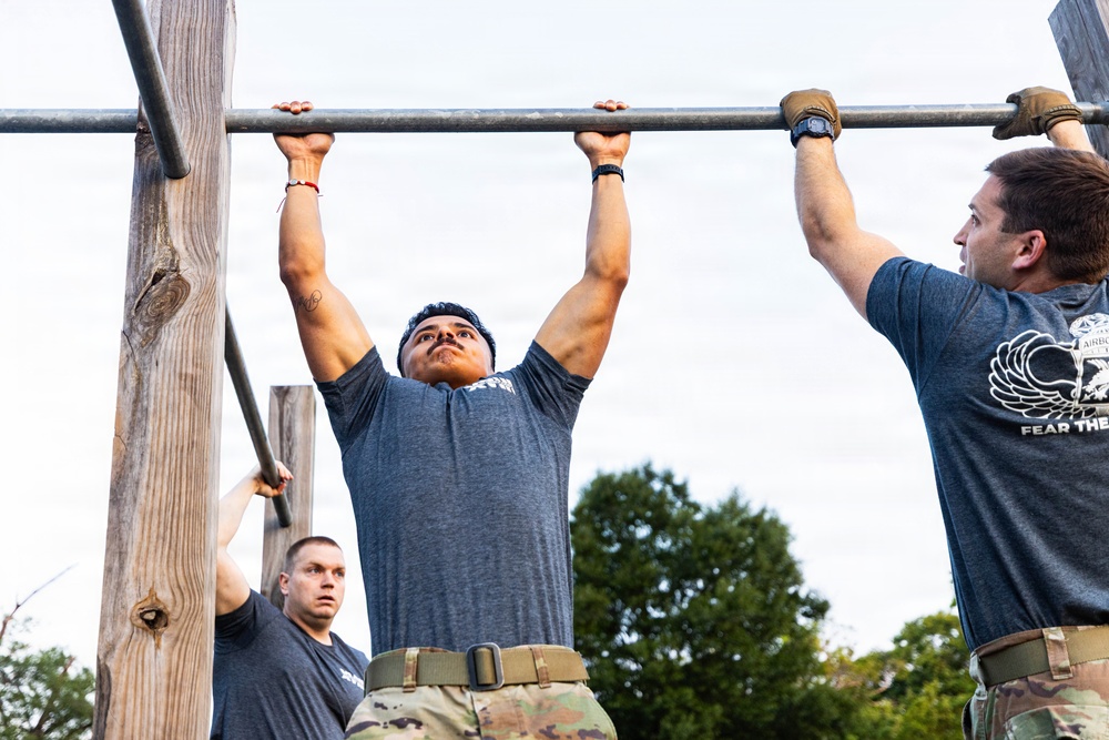 XVIII Airborne Corps' Birthday Team P.T. Competition