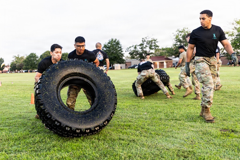 XVIII Airborne Corps' Birthday Team P.T. Competition