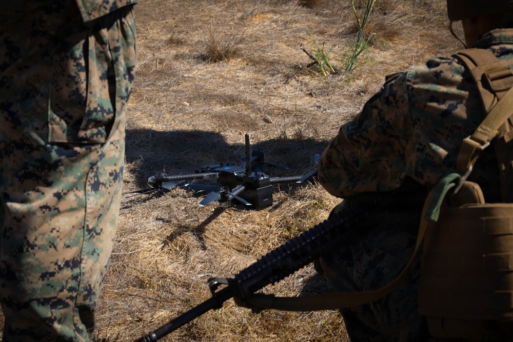 I MIG Marines conduct sUAS training during field exercise