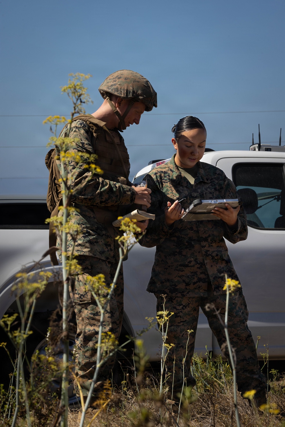 I MIG Marines conduct sUAS training during field exercise
