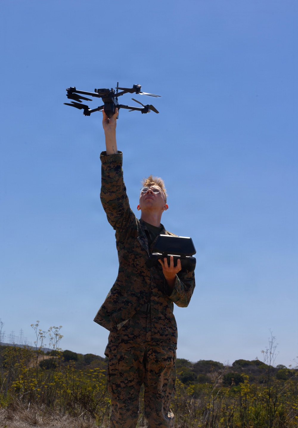I MIG Marines conduct sUAS training during field exercise