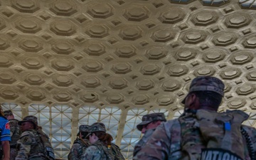 JTF-DC  Georgia Guardsman patrol Union Station