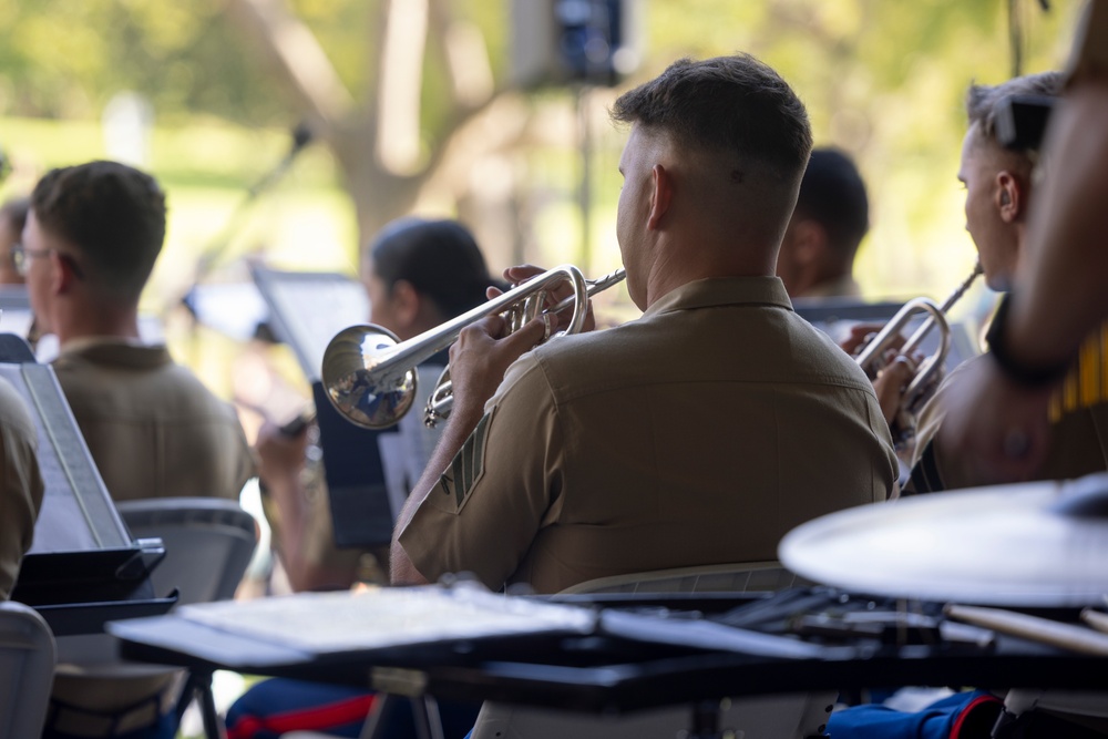 3rd MAW Band Performs at Huntington Beach