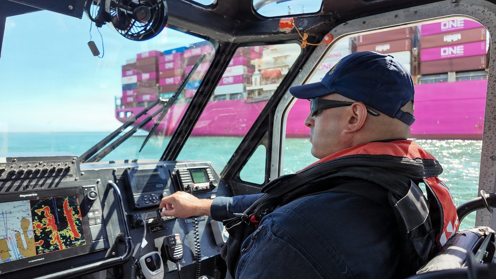 Coast Guard Station Los Angeles-Long Beach boatcrew patrols for Operation Border Trident