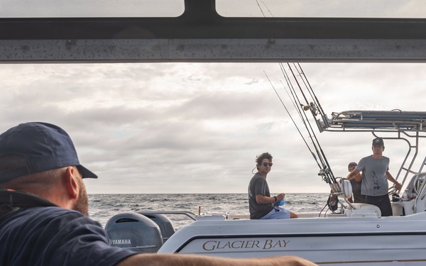 Coast Guard Station Los Angeles-Long Beach boatcrew patrols for Operation Border Trident