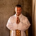 U.S. Navy Lt. Peter St.George holds religious services during AFX
