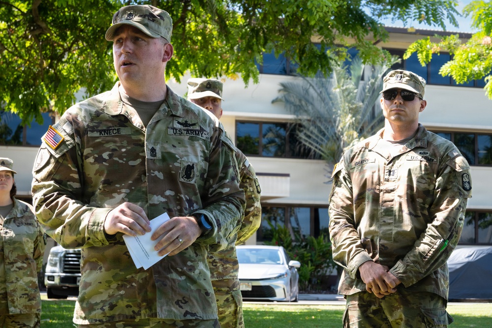 94th Army Air and Missile Defense Soldiers receive awards for the 2026 Best Squad Competition