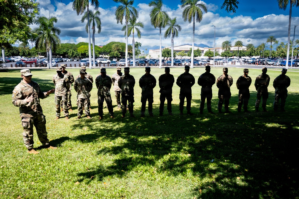 94th Army Air and Missile Defense Soldiers receive awards for the 2026 Best Squad Competition