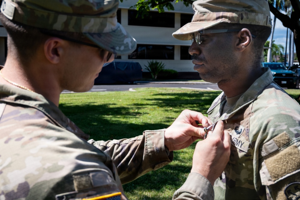 94th Army Air and Missile Defense Soldiers receive awards for the 2026 Best Squad Competition