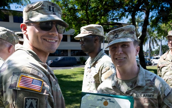 94th Army Air and Missile Defense Soldiers receive awards for the 2026 Best Squad Competition