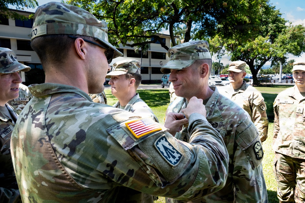 94th Army Air and Missile Defense Soldiers receive awards for the 2026 Best Squad Competition