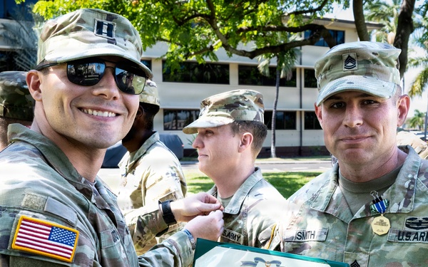 94th Army Air and Missile Defense Soldiers receive awards for the 2026 Best Squad Competition
