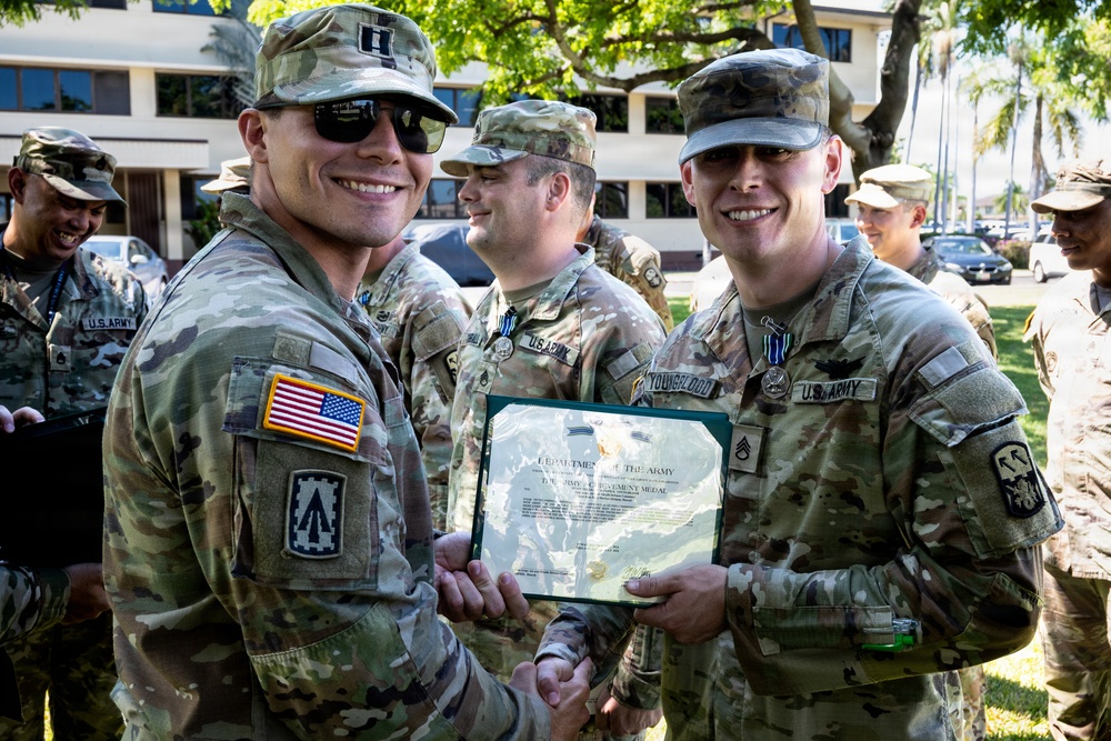 94th Army Air and Missile Defense Soldiers receive awards for the 2026 Best Squad Competition