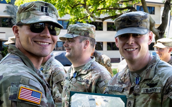 94th Army Air and Missile Defense Soldiers receive awards for the 2026 Best Squad Competition