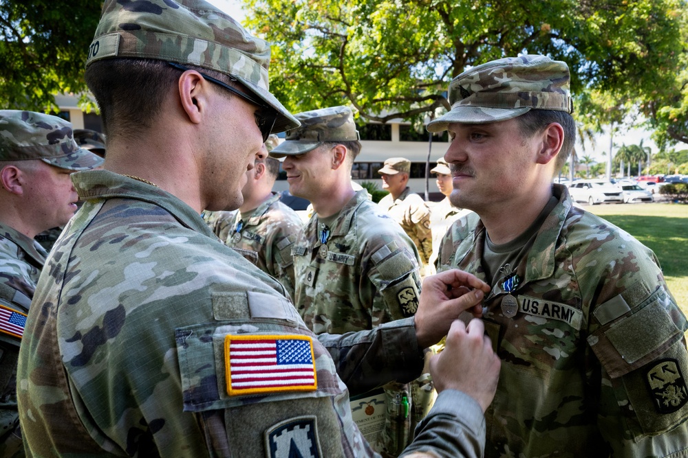 94th Army Air and Missile Defense Soldiers receive awards for the 2026 Best Squad Competition