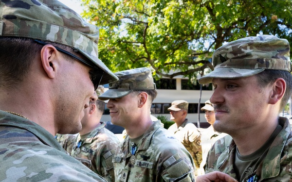 94th Army Air and Missile Defense Soldiers receive awards for the 2026 Best Squad Competition