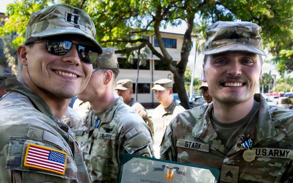 94th Army Air and Missile Defense Soldiers receive awards for the 2026 Best Squad Competition