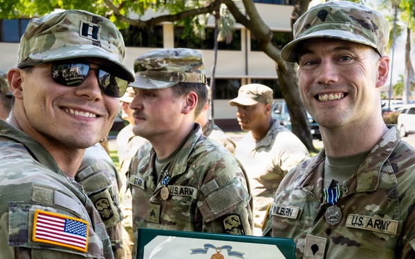 94th Army Air and Missile Defense Soldiers receive awards for the 2026 Best Squad Competition