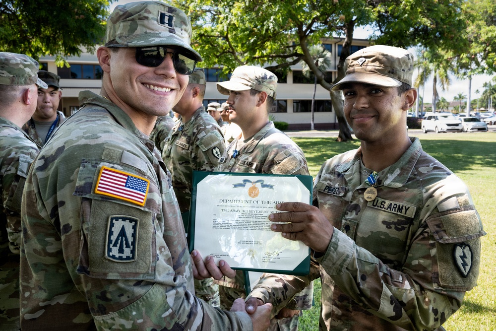 94th Army Air and Missile Defense Soldiers receive awards for the 2026 Best Squad Competition