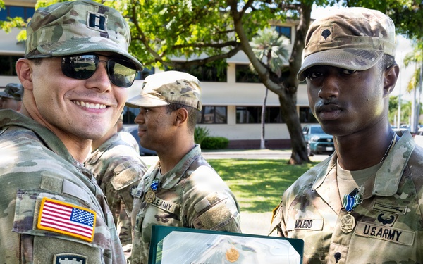 94th Army Air and Missile Defense Soldiers receive awards for the 2026 Best Squad Competition